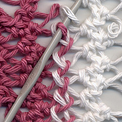 tricoter avec une fourche